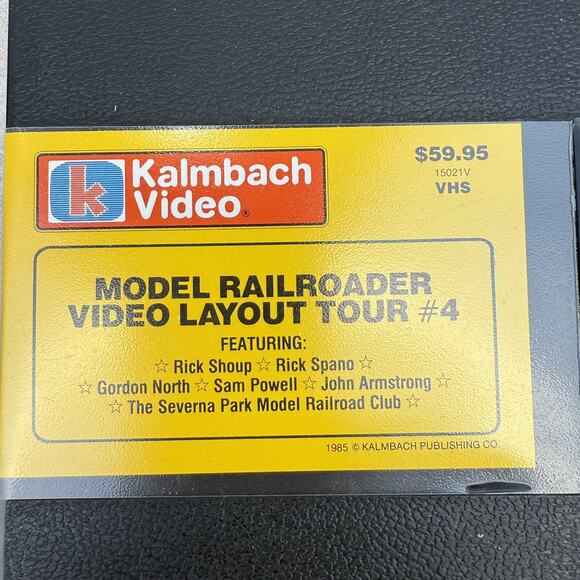 Kalmbach Video Model Railroader Video Layout Tour VHS #4 - Picture 2 of 6